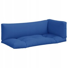 Pletene blazine, 3 kosi, kobalt, tkanina