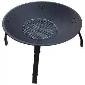  VRTNO KURIŠČE ZA ŽAR KOTEL JEKLO ČRNO VELIK 55 CM