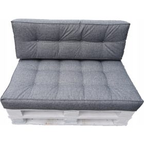 Blazine za eno paleto 120 X 80 siva z vzglavjem