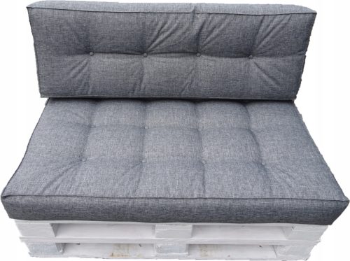 Blazine za eno paleto 120 X 80 siva z vzglavjem