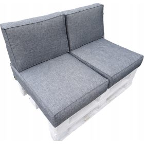 Blazine za eno euro paleto 4 kosi 80 x 60 srebrne 23