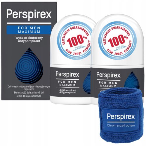 Perspirex Men MAXIMUM 20 ml - Zanesljiva zaščita pred potenjem!
