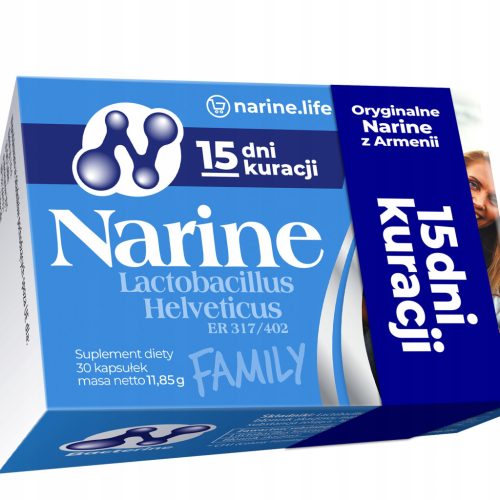 Narine Probiotik: 15 dni do maksimalne mikroflore z Lactobacillus helveticus!