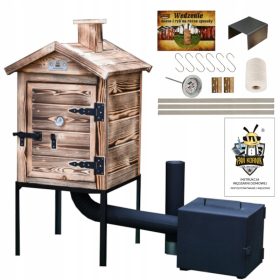    Rino Garden VRTNI ŽAR NA OGLJE KROMIRANA REŠETKA [55cm] LESENA POLICA