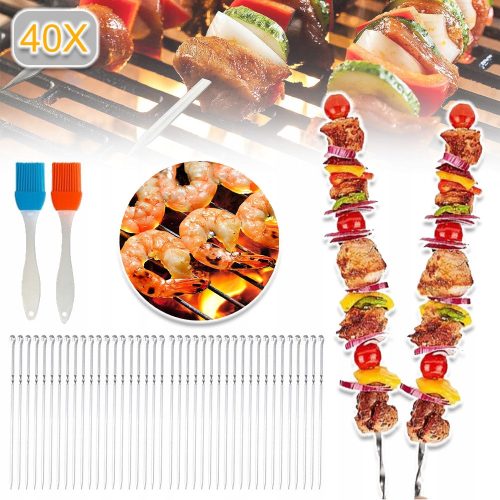  40X NAŽADILA ZA ŠAMPANJEC ŽAR NAŽALČKA ZA MESNA NAŽADLA 30 CM