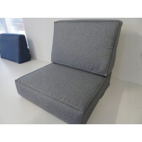 Pol PALET komplet blazin 2 kosa 60 x 60 Silver 23