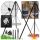  TRIPOD Fire Pit Large GRILL Taborni ogenj Garden Viseča rešetka za žar 2v1