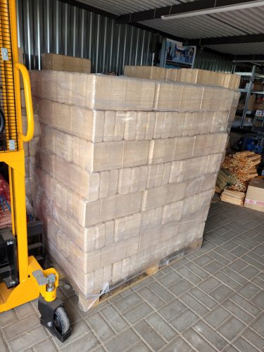  Bukovi in brezovi lesni briketi RUF za kaminsko peč 100kg na paleti KURIER