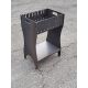  Mangal Grill 4 mm zložljiva VISOKA za 8 šamponov