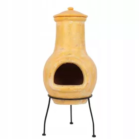 Kamin Tampico, rumen, 31 x 31 x 68 cm, glina