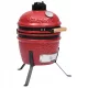 Greatstore Garden Grill and Smoker 2 v 1 Ceramic Kamado 56 cm Red