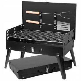  ZLOŽLJIV KOVČEK ZA ŽAR NA OGLJE VRTNI 43x26