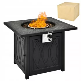    Plinska kurilna miza 14,65kW za teraso vrt balkon 81,5 x 81,5 x 63 cm
