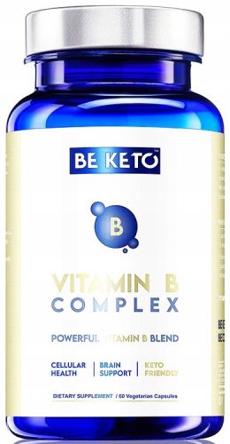 BeKeto Vitamin B Complex - Močna Podpora za Splošno Zdravje in Energijo, 60 kapsul