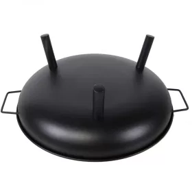    VELIKA VRTNA ŽARA ZA KURIŠČE 60cm GLOBOKA JEKLENA JEMKA XXXL
