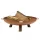  Kamin Corten globoke noge + ročaji 70 cm