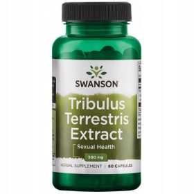   SWANSON Tribulus Terrestris ekstrakt 500mg - 60 kapsul za izboljšanje libida in moči