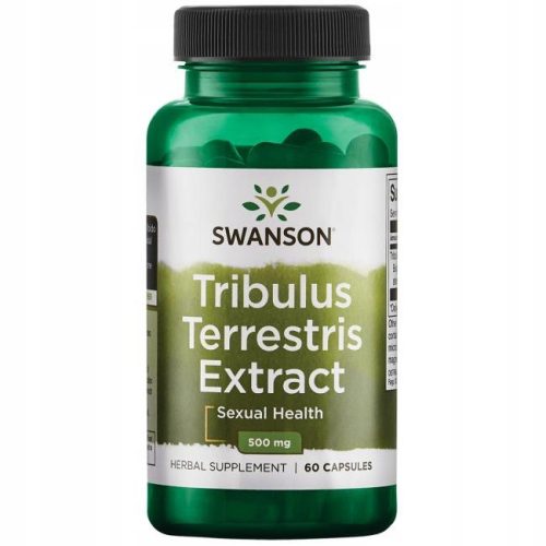 SWANSON Tribulus Terrestris ekstrakt 500mg - 60 kapsul za izboljšanje libida in moči