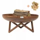  Globoka posoda za ogenj Garden Fire Pit 80 cm Corten Deep Steel 3 mm