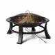  XXL Garden Fire Pit Garden Grill Metal + Poker