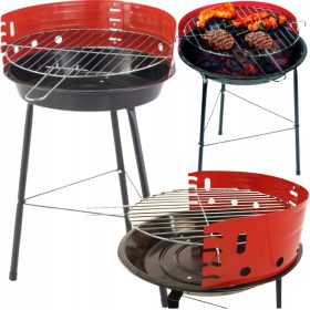    VRTNI ŽAR NA OGLJE Z REŠETKO TOURIST - HITRO MONTAŽLJIV 35CM