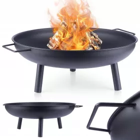    Velik KOVINSKI KAMIN vrt za stojalo za žar na tabornem ognju 58 cm