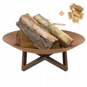  Vrtni kamin Corten Frame 70cm Grill Campfire