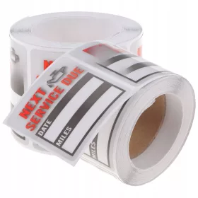  VODOTESNA NALEPKA ZA OPOMNIK ZA SERVIS AVTOMOBILA