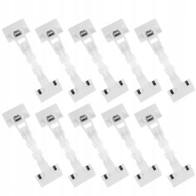  10 BELIH PLASTIČNIH STOJAL ZA ETIKETE IN CENE