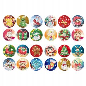    2 KOMPLETA SAMOLEPILCEV ZA BOŽIČNE ETIKETE ZA DEKORACIJO IN EMBALAŽO