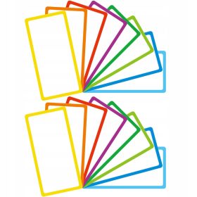  16 MAGNETNIH SUHOBRISLJIVIH PLOŠČIC Z IMENI, BARVNIH