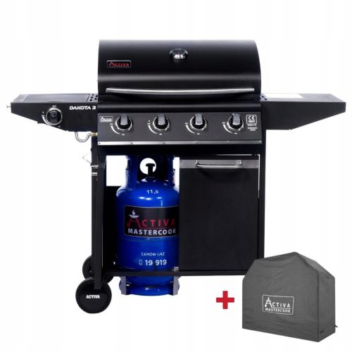  Voziček za plinski žar Activa DAKOTA III 12,8 + 3,2 kW Activa Mastercook