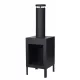  Kovinski vrtni kamin 100 cm