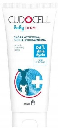 Emulzija za obraz in telo CudoCell Baby Derm, primerna od prvega dne življenja