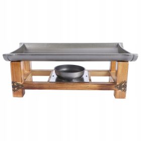  MREŽA KVADRATNA ZA PEČ ZA RIBE ZA ŽAR 30×14CM