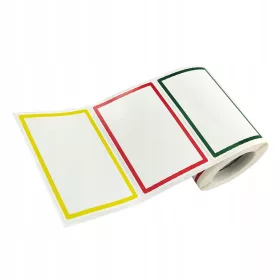  UNIVERZALNE BELE NALEPKE Z IMENI - ROČNO IZDELANE