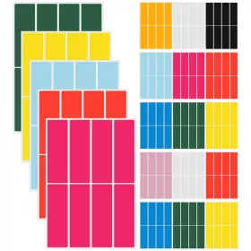    ETIKETE ZA ZAMRZOVALNIK ŠIROKA UPORABA BARVNE NALEPKE PRAVOKOTNE NALEPKE DELO DARILO