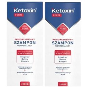   Ketoxin Forte - Dvofazni protiprhljaj šampon z okrepitvenim učinkom 2 x 200 ml