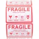  SAMOLEPILSKE NALEPKE "POZOR: OBČUTLJIVO" - BARVNE NALEPKE ZA EMBALAŽO