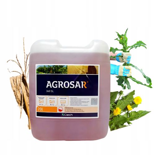 Agrosar 360 SL 20l - Vsestranski herbicid za učinkovito zatiranje plevela