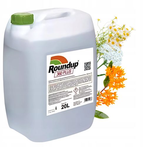 Roundup 360SL Plus 20L MONSANTO - Totalni herbicid z glifosatom za učinkovito odstranjevanje plevela