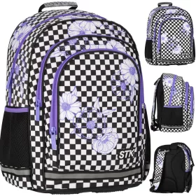 Šolski nahrbtnik Starpak Floral Checkerboard 553438