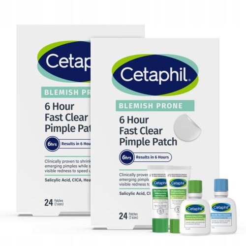 Cetaphil 6 urni obliži za akne z nemudnim delovanjem in zaščitno formulo