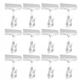  12 KOSOV VRTEČIH PLASTIČNIH DRŽAL ZA CENE/ETIKETE