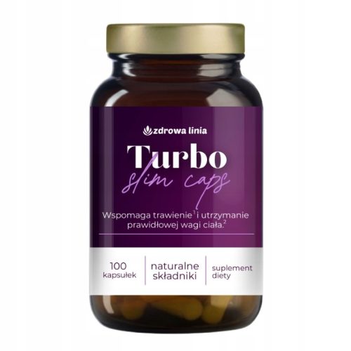 Zdrava Linija Turbo Slim Caps - 100 kapsul za hitrejšo prebavo in metabolizem