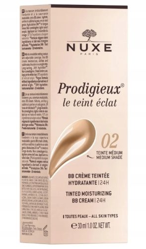 Nuxe Prodigieux BB Krema za Obraz, Srednji Odtenek 02 - Naravno Lepa Koža Cel Dan