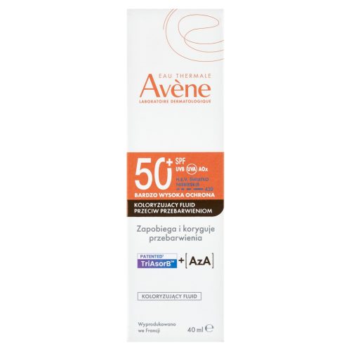 Avène Koloryzujący fluid przeciw przebarwieniom z visoko zaščito SPF 50+ 40 ml
