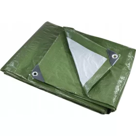 Vsestranska ponjava 2 x 3 m 140g/m² zelena/srebrna