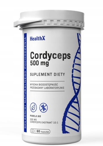 Ekstrakt Cordyceps Maczużnik 10:1, 60 kapsul - 500 mg