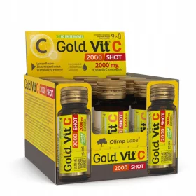   Olimp Gold-Vit C 2000 Shot - Inovativni Vir Vitamina C v Steklene Ampule